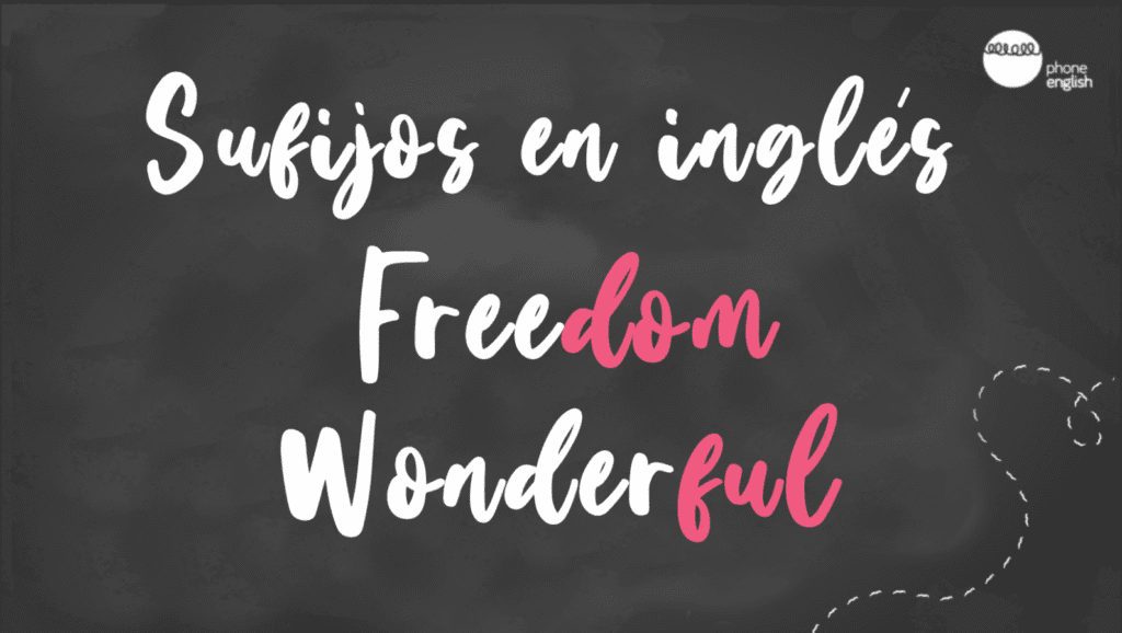Sufijos en ingles