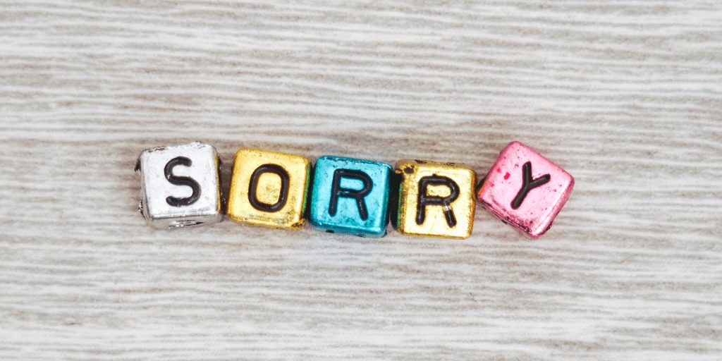 lo siento en inglés