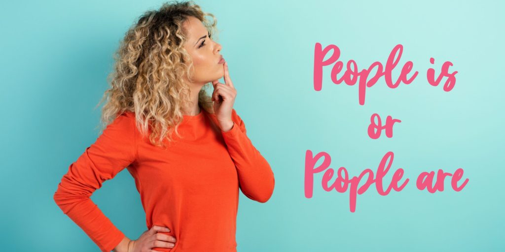 people is or people ar